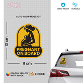 Mom on Board Sticker for Family-Oriented Drivers